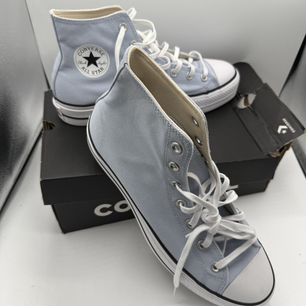 Converse CTAS Lift Hi Sneakers Cloudy Daze Blue Men's 11 Women's 9 NIB Platform